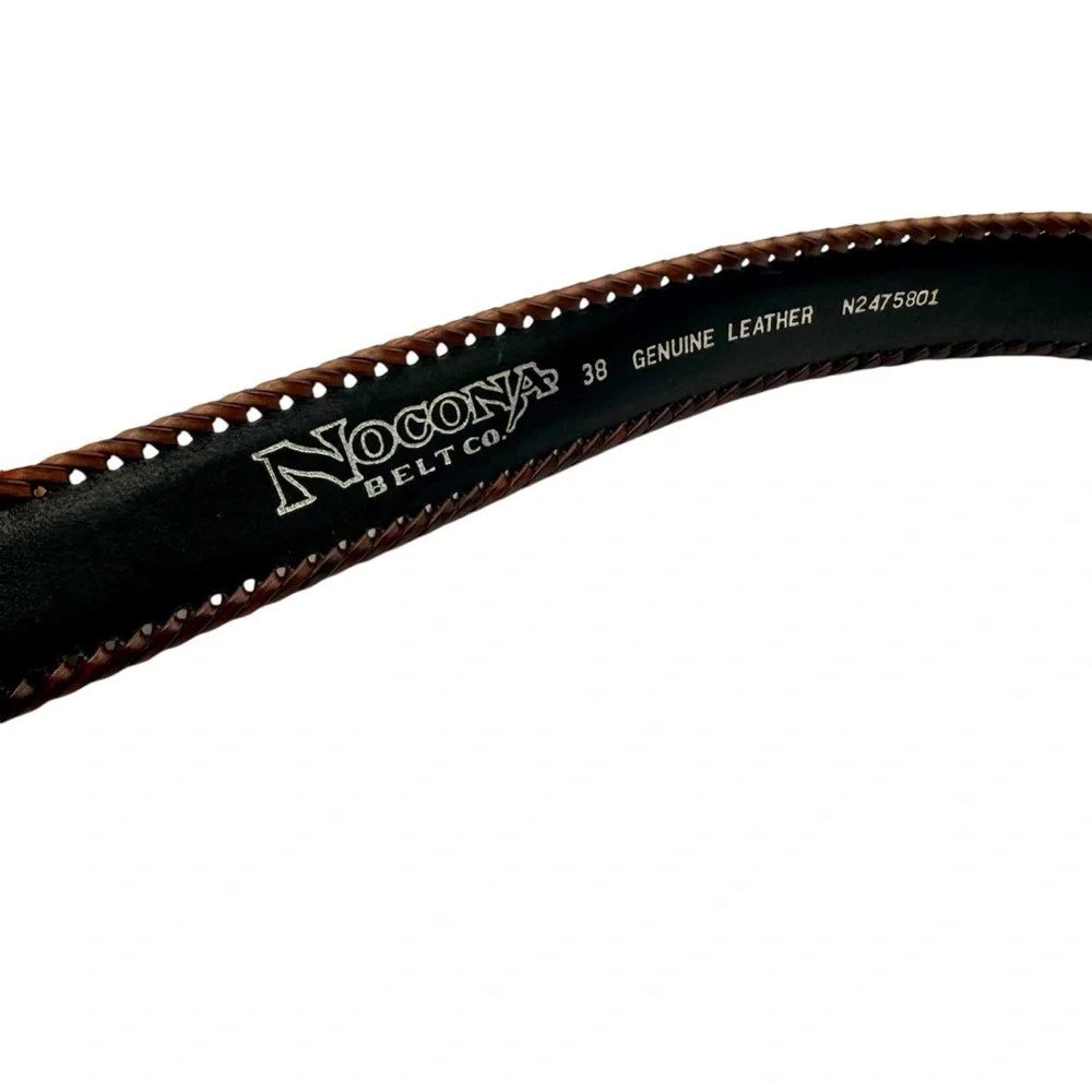Nocona Women’s Leather‎ Braided Western Cowgirl Belt size 38